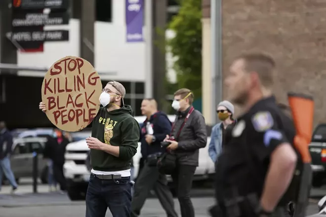 Image: George Floyd Protest in Spokane on May 31 and June 1