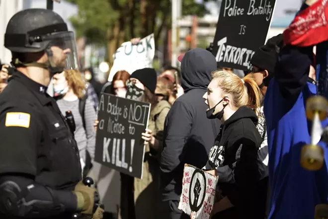 Image: George Floyd Protest in Spokane on May 31 and June 1