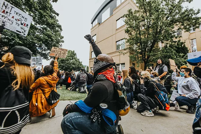 Image: George Floyd Protest in Spokane on May 31 and June 1