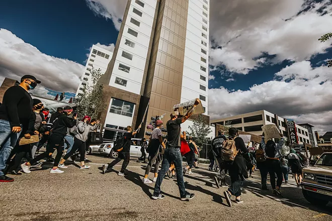 Image: George Floyd Protest in Spokane on May 31 and June 1