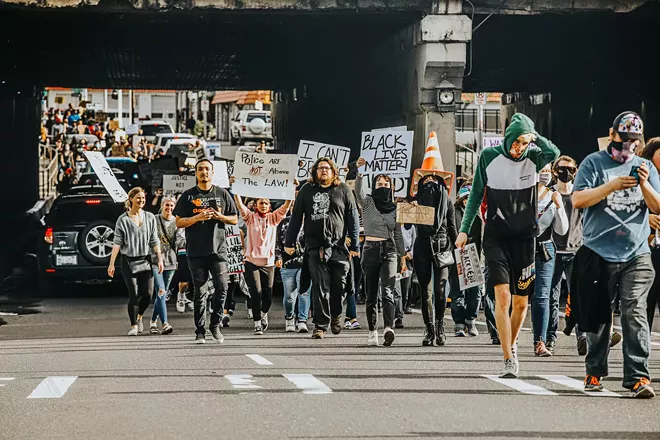 Image: George Floyd Protest in Spokane on May 31 and June 1