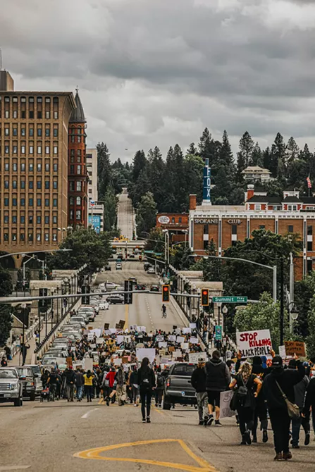 Image: George Floyd Protest in Spokane on May 31 and June 1