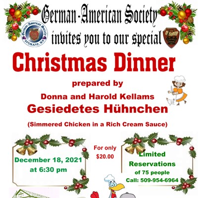 German-American Society of Spokane Christmas Dinner