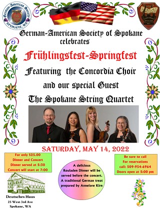 German-American Society Spring Concert and Dinner