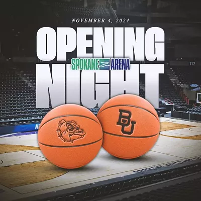 Gonzaga is playing Baylor at Spokane Arena to start the college basketball season