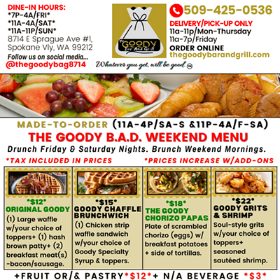 Image: 11p-4a Fridays/Saturdays & 11a-4p Saturdays-Sundays (18+)