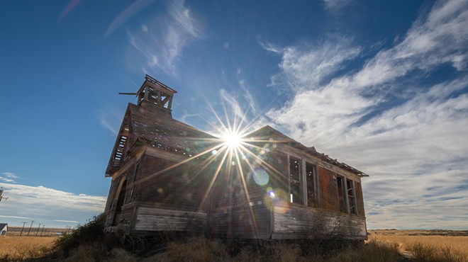 Image: Govan, Wash: A railroad put this Lincoln County community on the map, but a 1927 &#10;fire set its demise in motion