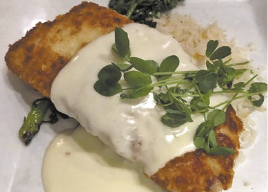 Parmesan Crusted Halibut available during The Great Dine Out