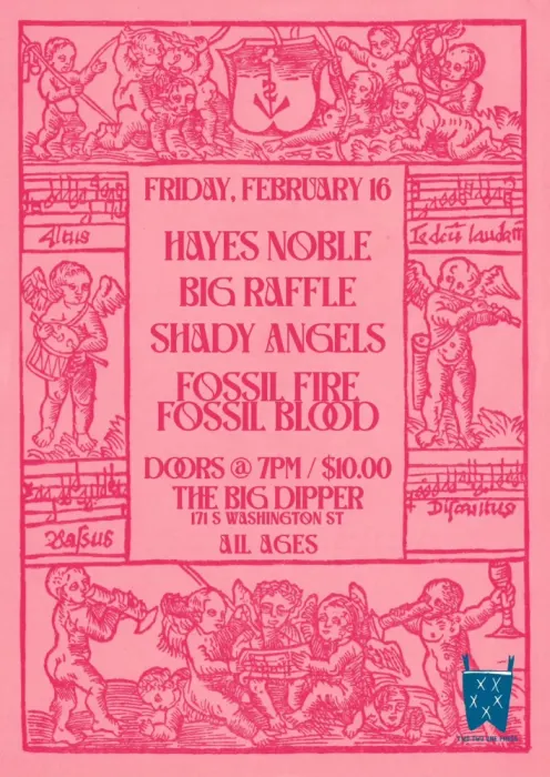 Image: Hayes Noble, Big Raffle, Shady Angels, Fossil Fire Fossil Blood