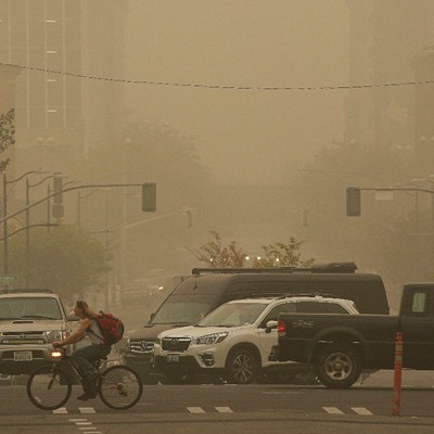 Image: Hazardous smoke covered the Inland Northwest, fueled by fires across the West Coast