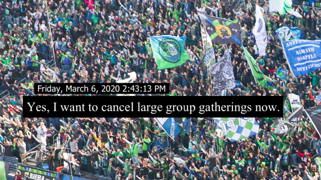 Image: Health Officials Recommended Canceling Events with 10-50 People. Then 33,000 Fans Attended a Major League Soccer Game.
