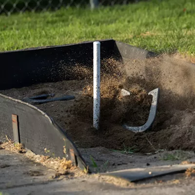 Image: Horseshoes aren't just a symbol of luck &mdash; the game can also represent friendship and family connection