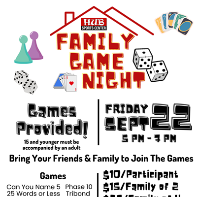 Image: HUB Family Game Night