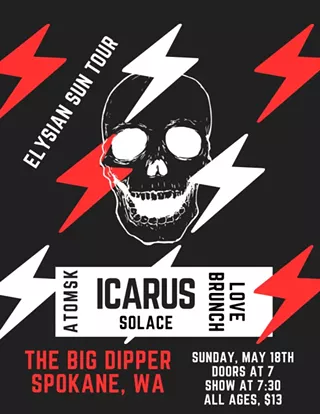 Image: Icarus, Atomsk, Solace, Love Brunch