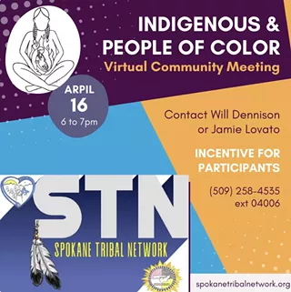 Image: Indigenous & People of Color Virtual Meeting