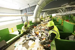 Inside the Waste Management SMaRT Center