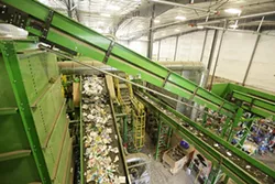 Inside the Waste Management SMaRT Center