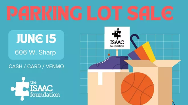 Image: Isaac Foundation Parking Lot Sale