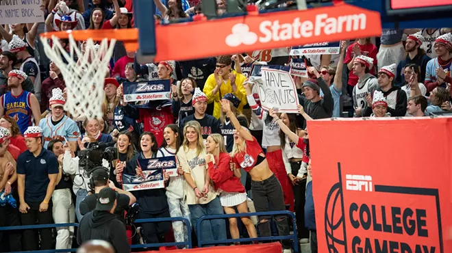 Image: It's absurd that local fans can rarely see the Gonzaga men's team play in real life