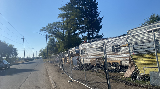 It's still unclear how many people actually live at Camp Hope