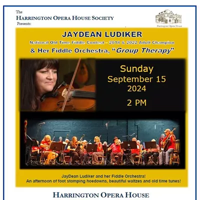 Image: JayDean Ludiker & Fiddle Orchestra @ Harrington Opera House on Sept. 15th.