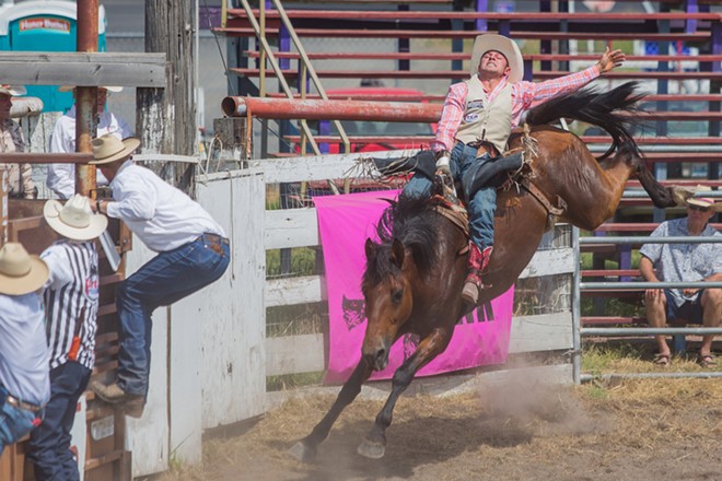 PHOTOS: Cowboys, calves and wild horses at the Cheney Rodeo