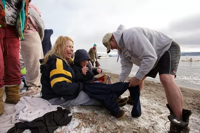 Polar Bear Plunge in Coeur d'Alene Photos