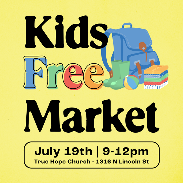 Gently used items free for kids 0-18 years old!