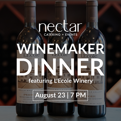 Image: L'Ecole Winery 5 Course Wine Dinner