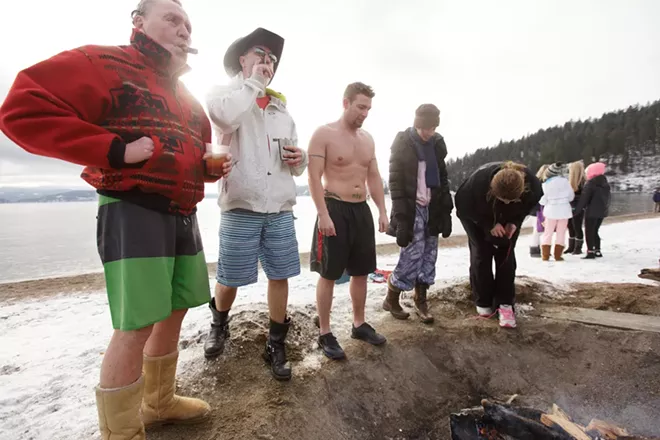 Polar Bear Plunge in Coeur d'Alene Photos