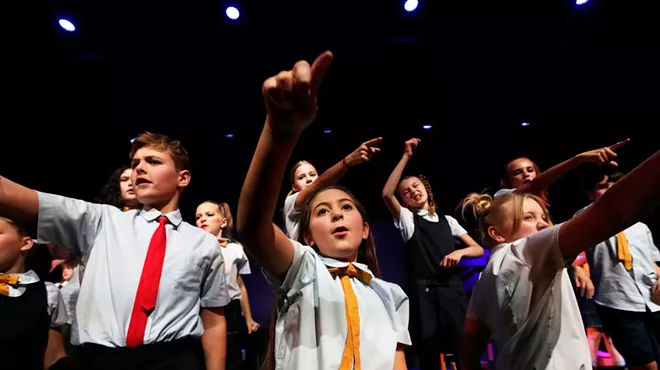 Image: Like the character in Roald Dahl's Matilda, supporters of Lake City Playhouse are fighting for what they believe in