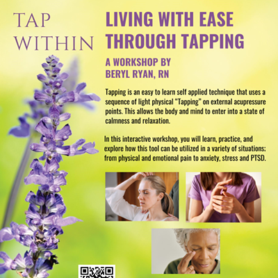 Image: Living With Ease Through Tapping Workshop