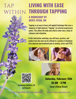 Image: Living With Ease Through Tapping Workshop