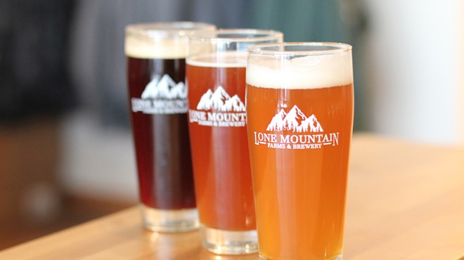 Lone Mountain Farms harvests its own fields to create both food and craft beer at its new taphouse
