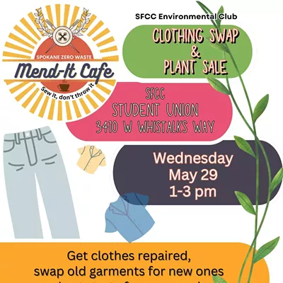Image: Mend-It Cafe Clothing Swap and Plant Sale