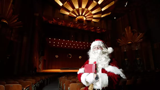 Image: Mike Cantlon's one-time favor became a 30-year gig as the Holiday Pops Santa Claus