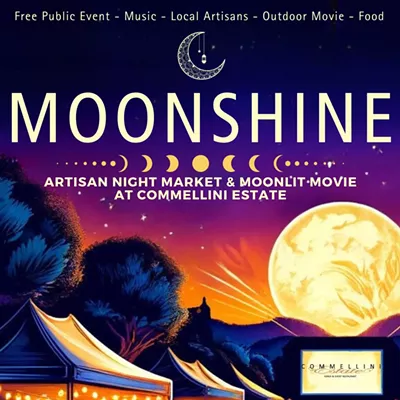 Image: Moonshine Artisan Night Market & Moonlit Movies