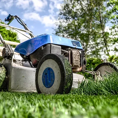 Image: Mowing the Lawn