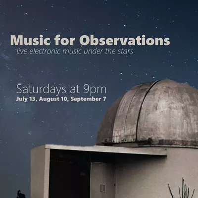 Image: Music for Observations: live electronic music under the stars