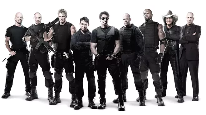 Image: My first time... watching action monstrosity The Expendables