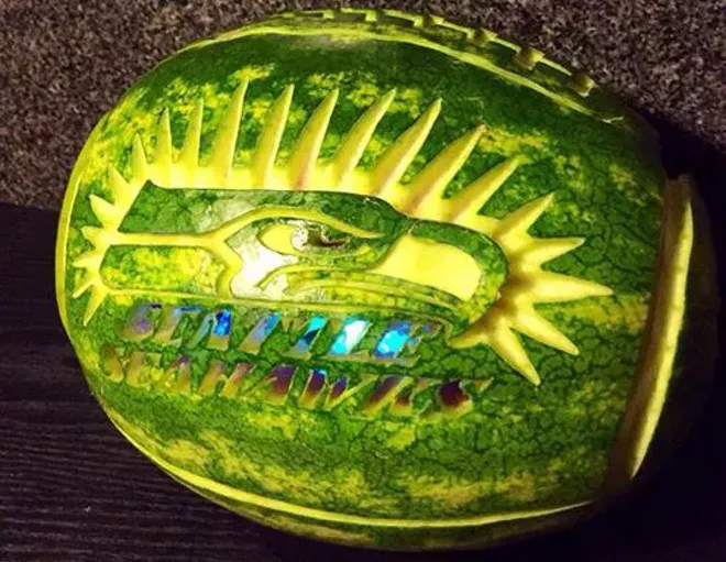 Skittles portraits and other signs of Seahawk fever
