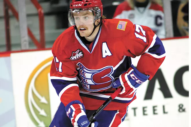Mitch Holmberg becomes the Spokane Chiefs' top career goal-scorer
