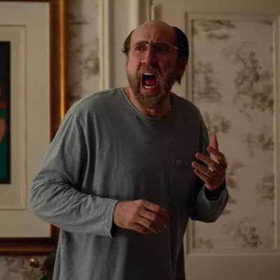 Image: Nicolas Cage delivers an understated performance in Dream Scenario, but the movie's messaging loses the plot