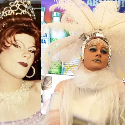 Image: Original Dempsey's diva Miss Mylar Black hosts a reunion show for Spokane Pride