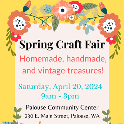 Image: Palouse Spring Craft Fair