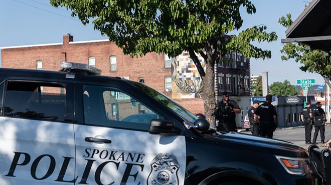 Image: "Pedestrian interference" tickets spiked during Expo celebrations; meanwhile, Spokane Police are now enforcing the Proposition 1 camping ban