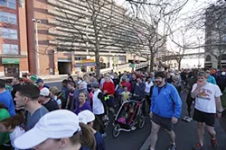 Photo Story: A Riverfront Park Tribute Run To Boston