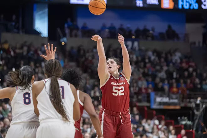 Image: Photos for the 2025 Women's NCAA Basketball Tournament at Spokane Arena