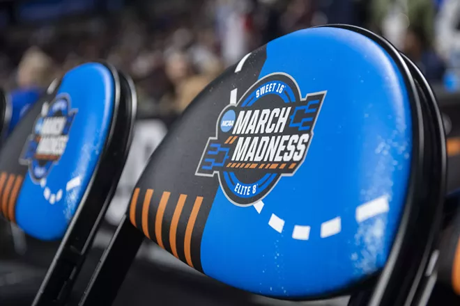 Image: Photos for the 2025 Women's NCAA Basketball Tournament at Spokane Arena