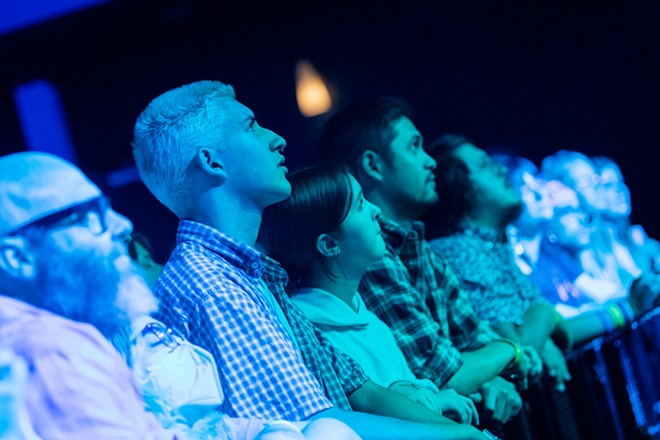 Photos of Alvvays and The Beths performing at The Knitting Factory on August 21, 2024